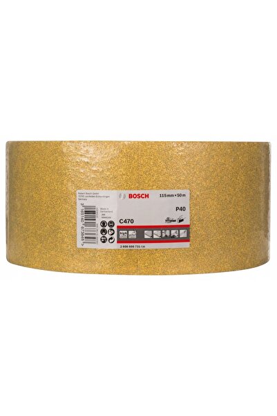 Bosch Rolă de hârtie abrazivă 115 mm x 50 gr 40 c470