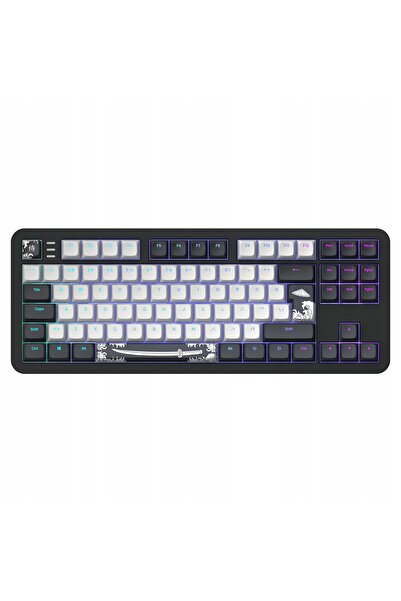 DARK PROJECT ALU87B Bushido ISO DE Tastatură cu suport multilingv