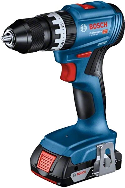 Bosch Mașină de găurit cu percuție profesională GSB 18V-45 2x cu acumulator 0...
