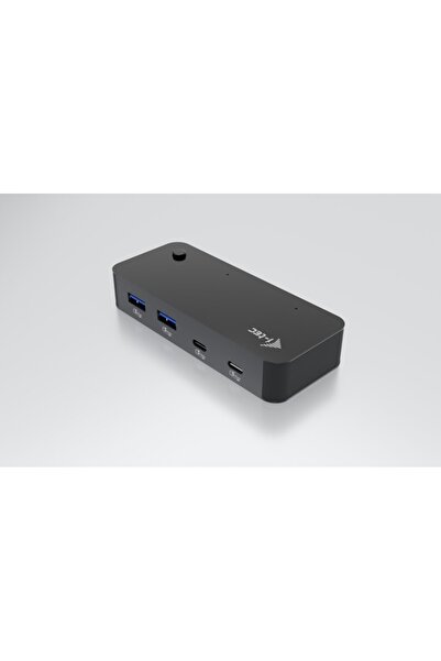 i-Tech Gear i-tec KVM HUB USB-C USB-A 2x USB-C 2x USB-A 15W negru cabluri de ...