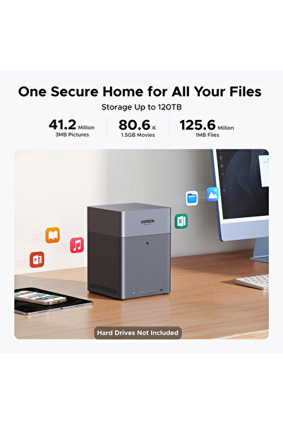 Ugreen DH4300 Pius 8GB RAM Server de fișiere