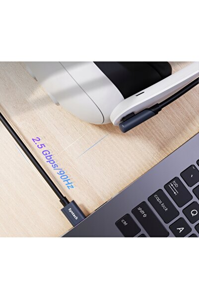 NO BRAND Cablu USB-C de transmisie și încărcare de 5m pentru Oculus Meta Ques...