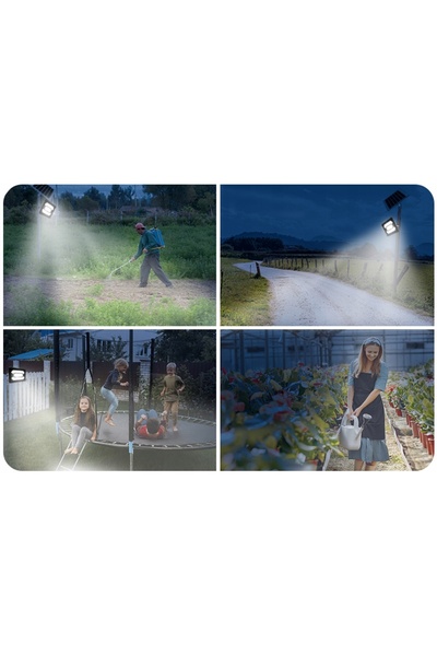 NO BRAND Proiector solar LED halogen de 120W pentru iluminatul copacilor din ...