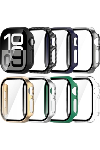 NO BRAND Carcasă de 46MM pentru Apple Watch Seria 10 (2024) cu sticlă |   8 C...