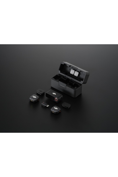 DJI Microfon lavalieră wireless Mic 3 (2 transmițătoare, 1 receptor + carcasă)