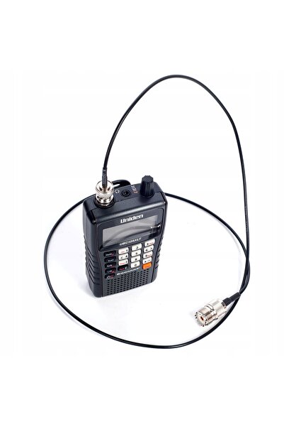 NO BRAND Adaptor BNC / UHF PL cu cablu de 50cm pentru scanner radio Uniden Ic...