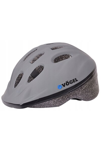NO BRAND VÖGEL VKA-920GR Cască de bicicletă gri pentru copii (Mărimea S)