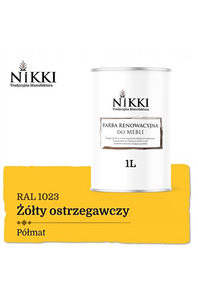 NO BRAND Vopsea pentru dulapuri de bucătărie Galben Avertizare RAL1023 Semima...