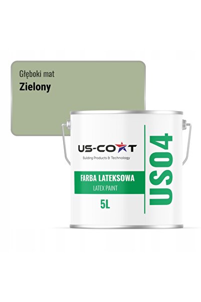 NO BRAND Vopsea latex verde H2143 5L mat intens pentru pereți și tavane