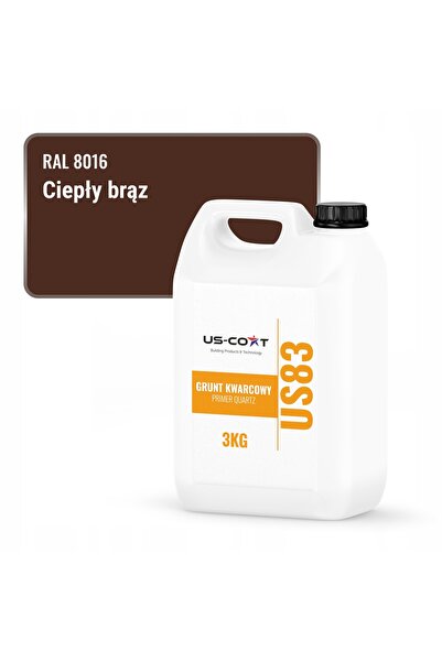 NO BRAND Cuarț Grunt pentru silicon, ipsos, bronz, cald RAL8016 3KG Producător
