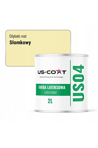 NO BRAND Vopsea latex de perete, culoare pai, H7182, 2L, mat intens, pentru p...