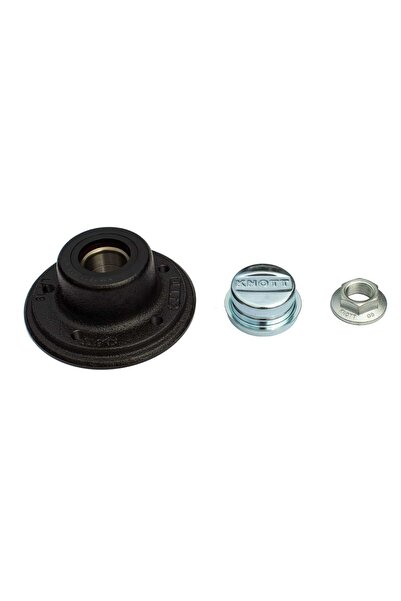 NO BRAND Butuc cu rulment pentru axe nefrânate KNOTT 5x112 set capace piulițe