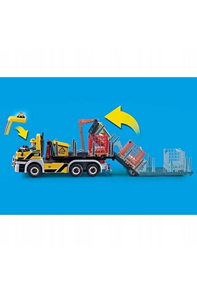 Playmobil CITY ACTION 70444 Camion basculant set +5 ani