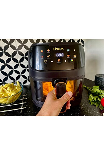 NO BRAND Friteuză fără grăsime, 8 funcții, AirFryer 5L 1400W