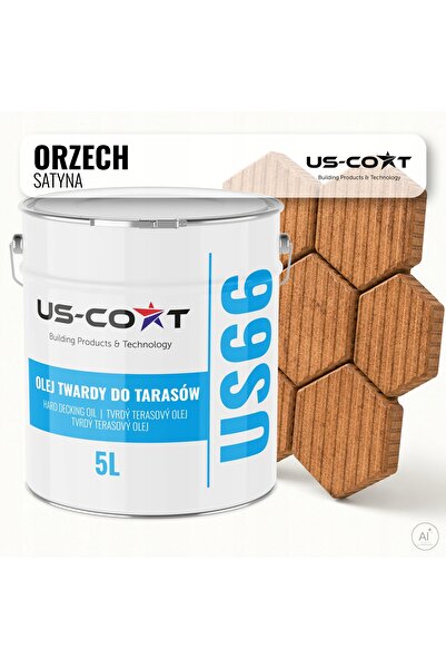 NO BRAND Ulei pentru lemn, pentru terase, nuc, 5L, dur, colorat, decorativ