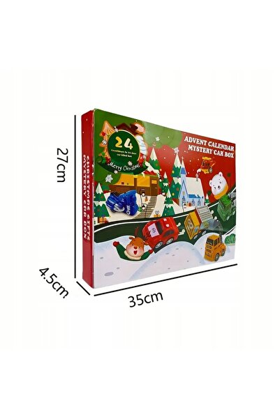 NO BRAND CALENDAR DE ADVENT Mașini Copii Băieți Mașini 24 el 2025 CADOU Mașini