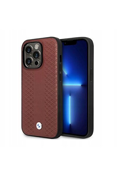 NO BRAND Husă rigidă BMW pentru iPhone 14 Pro 6.1, din piele, cu model diamant.