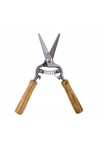 Esschert Design Foarfecă de grădină pentru flori și arbuști, mâner din lemn, ...