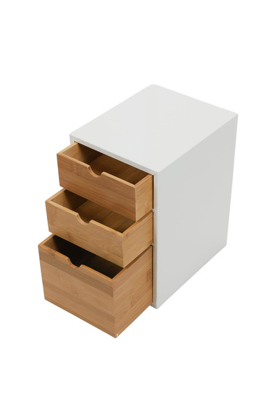 Kesper Organizator de birou din bambus cu sertare 21x17x27 cm