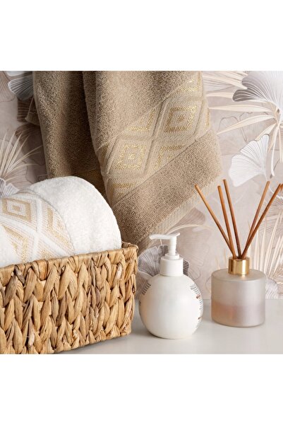 Eurofirany AZARI PROSOP DE BAIE 70x140cm ALBASTRU MARIN BUMBAC GROS ABSORBENT...