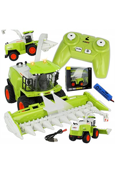 NO BRAND Tractor combină de recoltat Telecomandă Piese mobile Lumini Pilot R/C