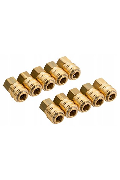NO BRAND Cuplaj rapid 10 bucăți GW 3/8 Alamă Rectus
