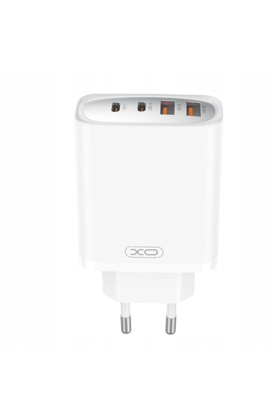 NO BRAND Încărcător puternic PD 45W cu 4 porturi USB, USB-C + cablu de încărc...