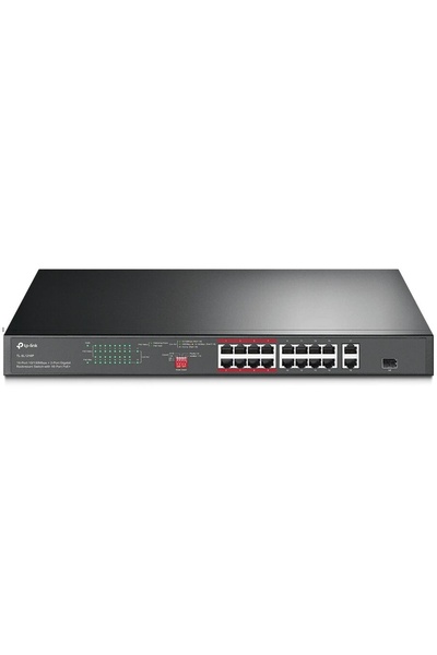 TP-LINK Switch SL1218P 16xFE PoE+ 2xGb 1xSFP