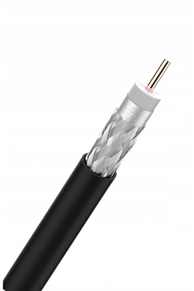 NO BRAND F690BV 100% Cupru 300M Bobină 6,93mm Cablu Coaxial Antenă Izolat