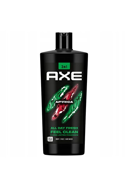 NO BRAND AXE Gel de duș Șampon Set de baie 3 în 1 Africa Dark Temptation 2.8L