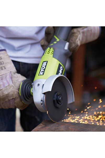 Ryobi Polizor unghiular de 115mm + Acumulator de 4Ah + Încărcător de 1.5A