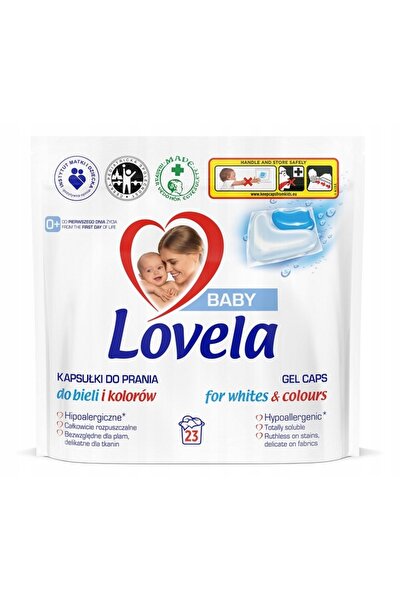 LOVELA Set de detergent de rufe hipoalergenic pentru bebeluși, cu capsule pen...