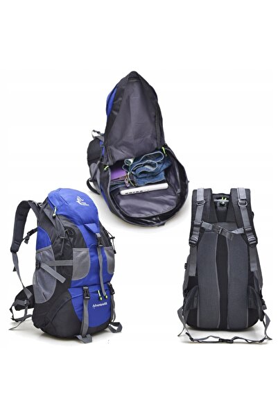 NO BRAND Rucsac de munte FREE KNIGHT, negru, impermeabil, 50L, pentru trekkin...