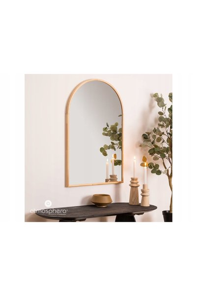 Atmosphera Lumânare aromatică cu fitil din lemn bronzat INU 580 g 30 ore 18x9 cm