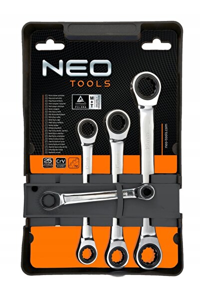 NEO Tools Set de chei tubulare 1/4 " 49 piese