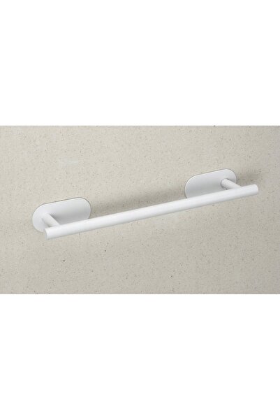Wenko Suport prosoape 40 cm baie, bară baie, alb
