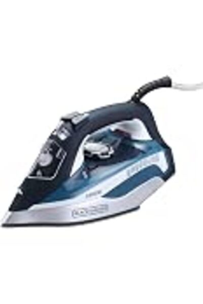 BLACK +DECKER Steam Iron, 2400W Power, 380ml Water Tank, Ceramic-Coated Solep...