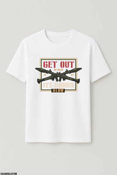 CALKARCOLLECTION Unisex Oversize Get Out of Here Tshirt