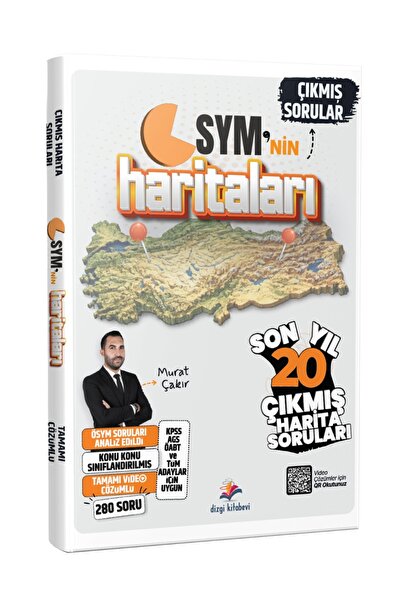 Dizgi Kitap 2026 ÖSYM'nin Haritaları Tüm Harita Çıkmış Sınav Soruları Video Ç...