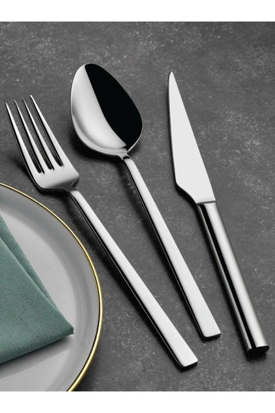 Arsel Alize Sade 304 Quality 18/10 Stainless Steel 6 Piece Cutlery Set for 2 ...
