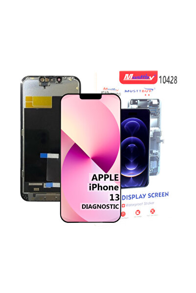 Musttby Ecran OLED LCD moale, programabil, ca cel original, pentru Apple iPho...
