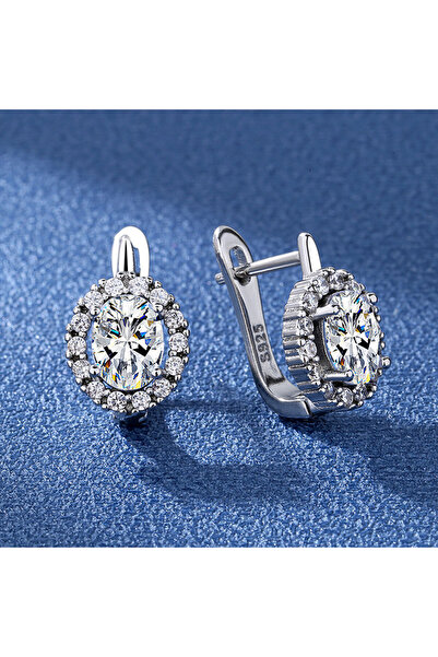 Choice1 silver color 925 Sterling Silver Butterfly Zirconia Small Hoop Earrin...