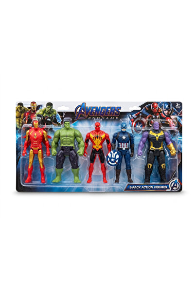 AVENGERS Set 5 Figurine de Acțiune Marvel Avengers: Endgame – Iron Man, Hulk,...