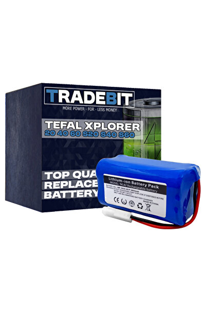 Tradebit Acumulator pentru aspiratorul Tefal Xplorer Serie 20 40 60 S20 S40 S60