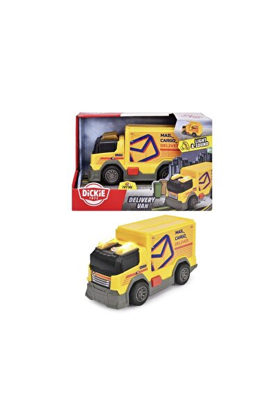 Simba Camion de livrare Dickie Toys cu lumini și sunete 15cm - Lumini și Sunete