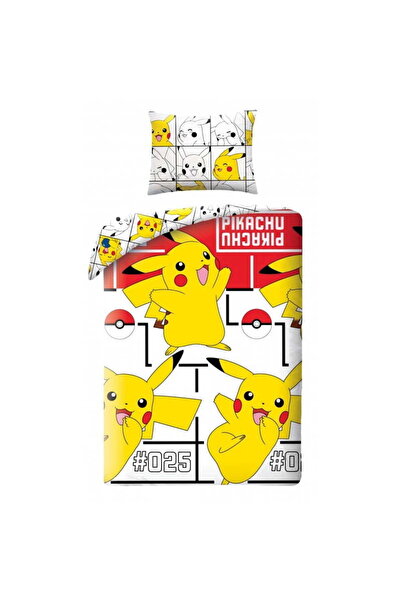 Halantex Lenjerie de pat din bumbac 140x200 Pokemon Pikachu