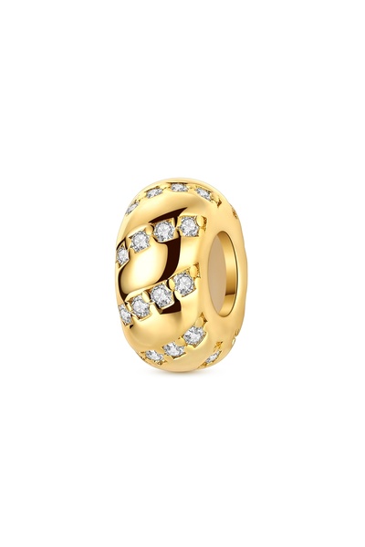 Choice KTC147-GD Original 925 Silver Gold Charms Beads Fit Bracelet DIY Eleph...