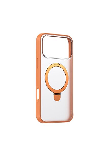 Baseus Husă cu inel compatibilă cu iPhone 17 Pro, MagSafe/Magnetică, TPU, Alb...