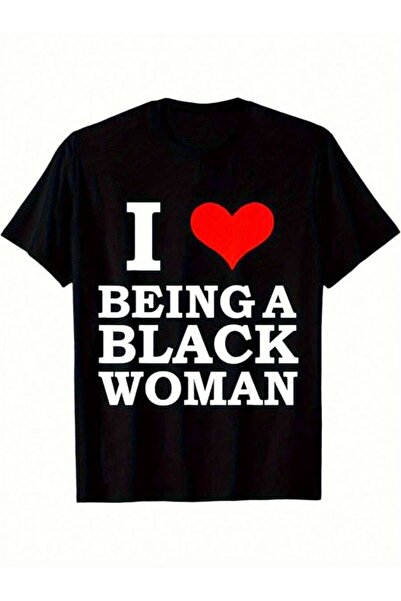 NOURAM تي شيرت للجنسين بتصميم Black Pride 'I Love Being A' - قميص قطني 100% ب...