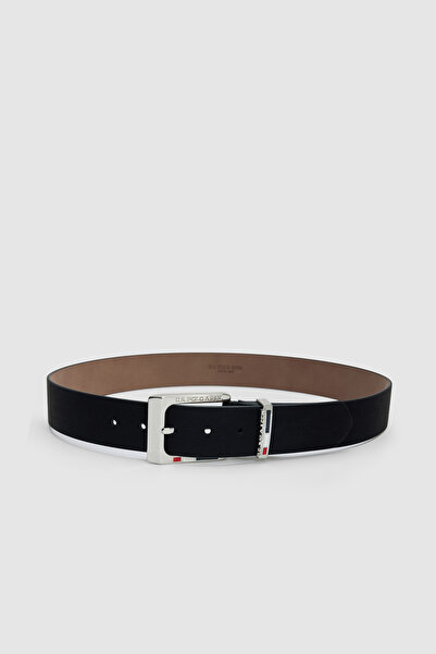 U.S. Polo Assn. Men's Black Belt 50322600-Vr046